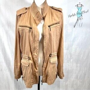 Nordstrom Max Jeans caramel color utility jacket size small